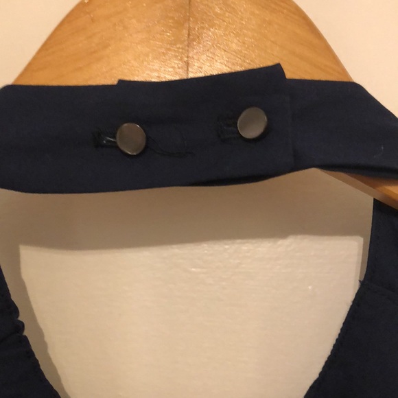 ACE Emily Halter Backless Dress NWOT Navy Blue Size 6 - Picture 10 of 10